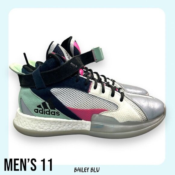 Adidas Posterize Trifecta White Reflective Basketball Shoe EG6875 Sz 11 - Picture 2 of 10